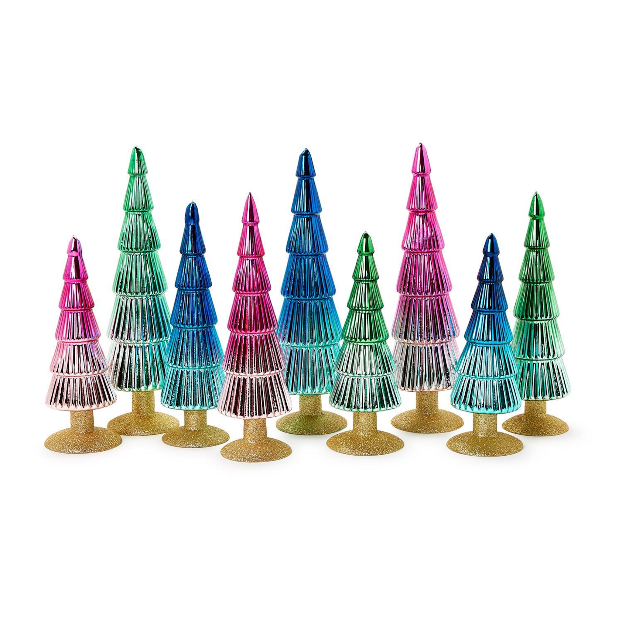 Merry and Bright Mercury Ombré Christmas Tree - Med