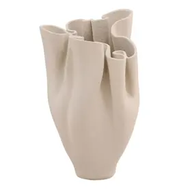Aurea Vase Small Ivory / 10dia x15.5