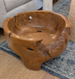 ANTIQUE TEAK BOWL