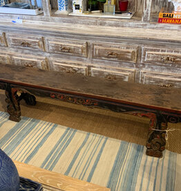 ANTIQUE CHINESE TEMPLE BENCH