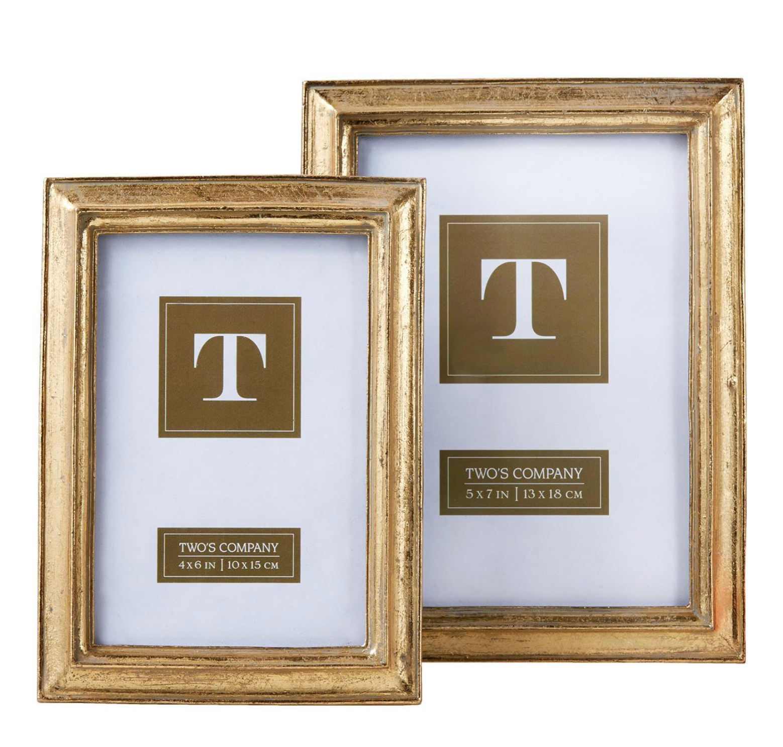 Chatelet Gold Leaf Photo Frame 5"x7"