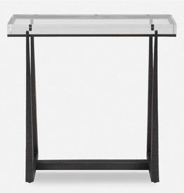 Midas Accent Table, Bronze - 24 W X 24 H X 7D