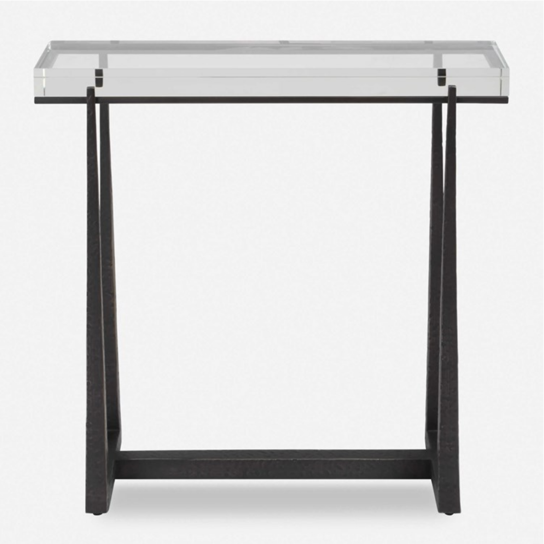 Midas Accent Table, Bronze - 24 W X 24 H X 7D