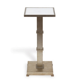 Blake Silver Accent Table - 23"H x 10"W x 10"D