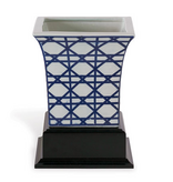 Gazebo Square Planter With Stand - 13"H X 9"W X 9"D