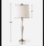 Colette Table Lamp  34H,   Shade 12H X 14 Dia. (in)