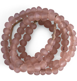Small Sea Glass Beads - Light Pink