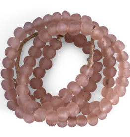 Small Sea Glass Beads - Light Pink