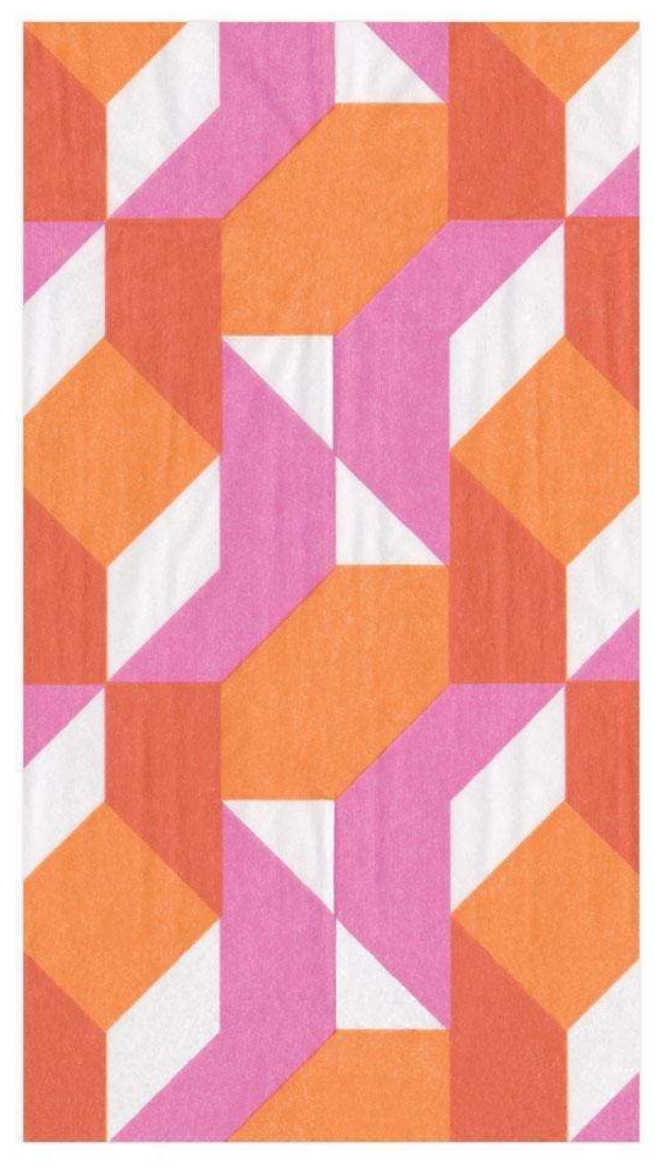 Color Theory Guest Napkins - Fuchsia