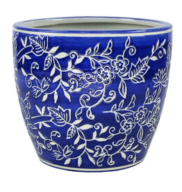 Lotus Cache Pot 7”H x 8”DIA