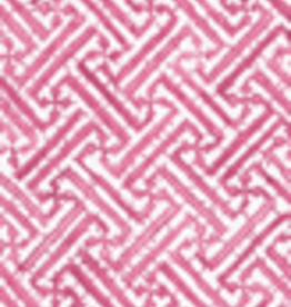 Fretwork Fuchsia Guest Towel
