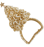christmas tree napkin ring Gold