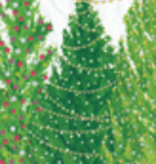 Christmas Trees With Lights Guest Towel