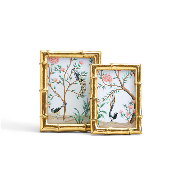 Gold Faux Bamboo Photo Frame 4"x6"