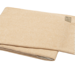 Creamsicle Italian Herringbone Throw