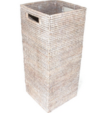 Square Umbrella Basket with Raincatching Liner 9" x 9" x 22"