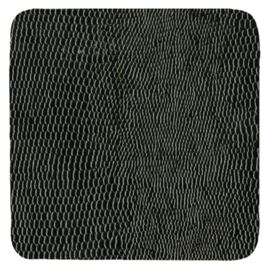 Black Lizard  square Coaster 8 In