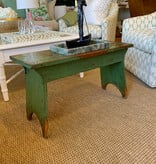 ANTIQUE GREEN BENCH