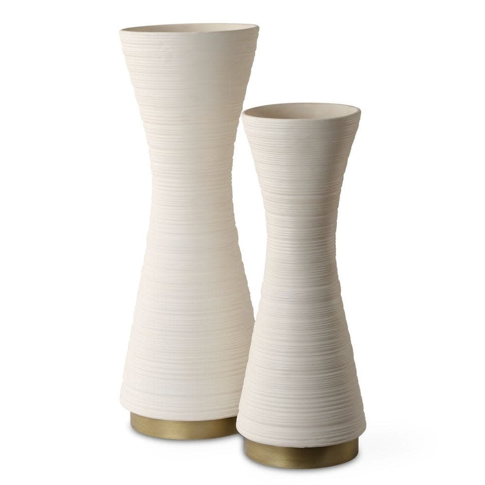 Ridgeline Vases, S/2 - 5x15x5 //6x18x6