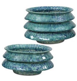 ZigZag Bowls, S/2 - 10x5x10 &10x7x10