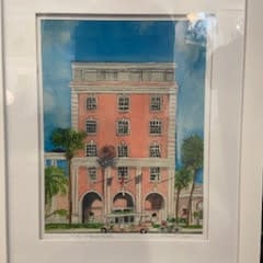 The Colony Hotel  Print 13" x 16" print