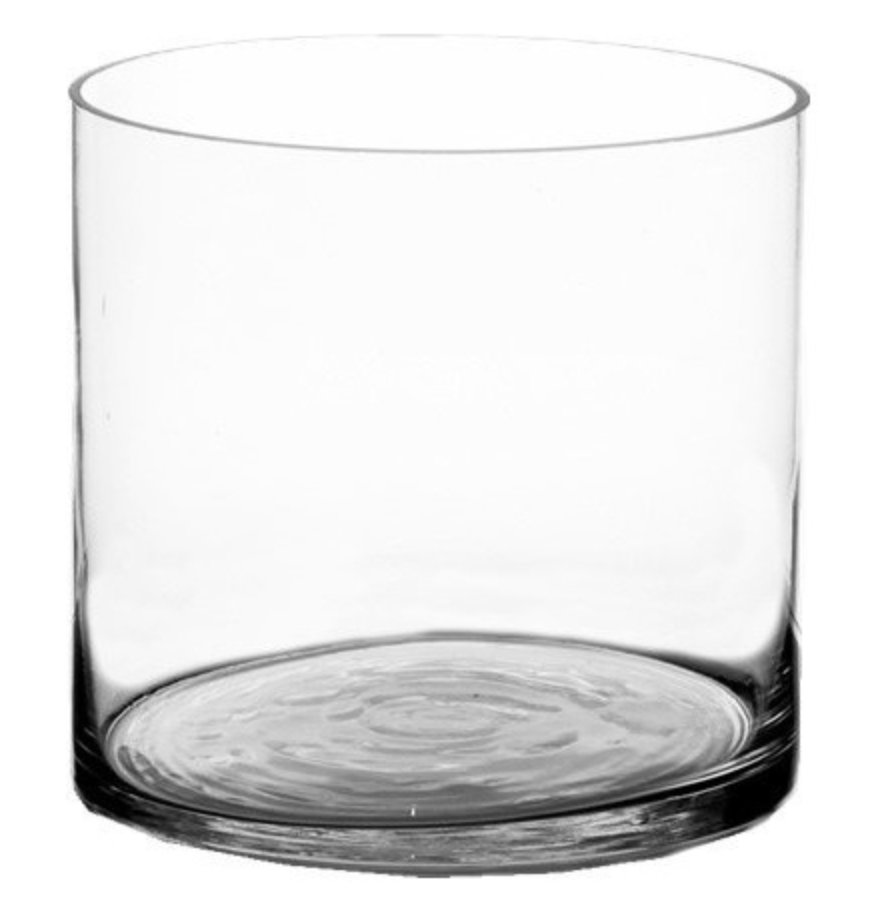 Glass Cylinder 6"x8"