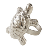 Turtle Napkin Ring Silver