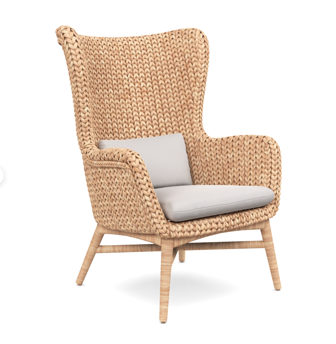 Tazia Lounge Chair in Seagrass