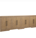 Delacruz Sideboard Natural-8doors / 106.5x36.5x19