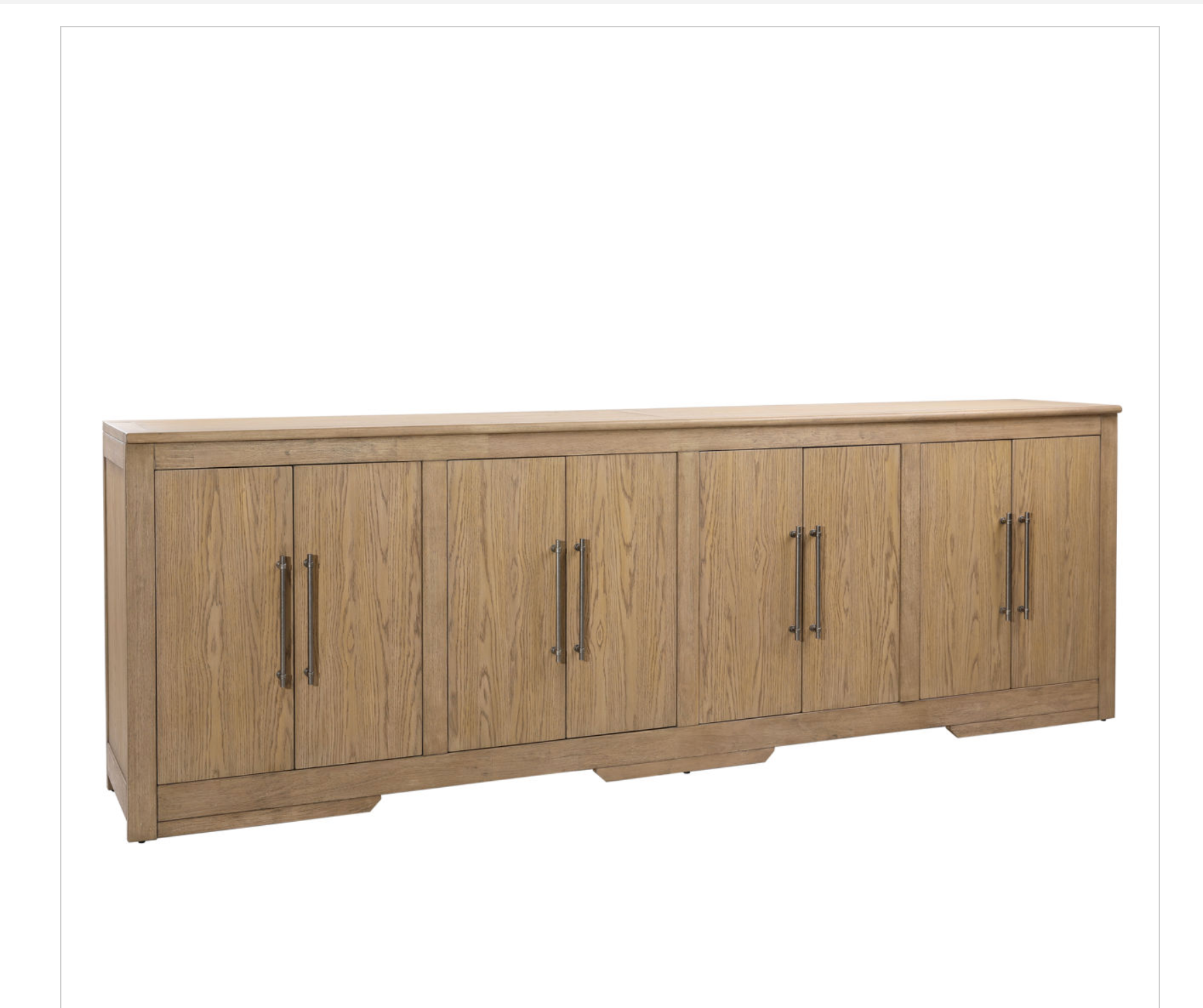Delacruz Sideboard Natural-8doors / 106.5x36.5x19