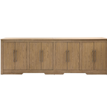 Delacruz Sideboard Natural-8doors / 106.5x36.5x19