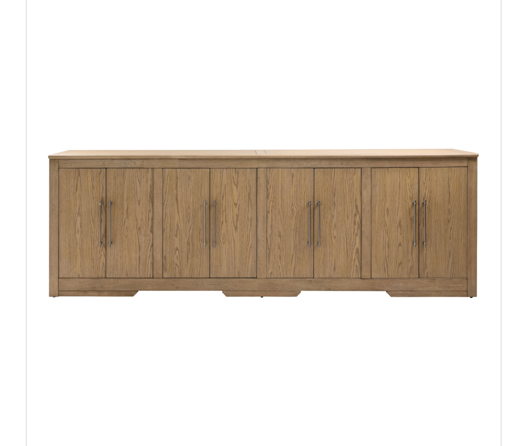 Delacruz Sideboard Natural-8doors / 106.5x36.5x19