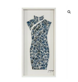 Peng Hony Yan's Porcelain Lady 23"W X 47"H X 2"D