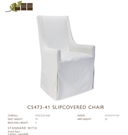 Dining Chair in Burbank Ivory