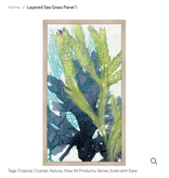 Layered Sea Grass Panel 1