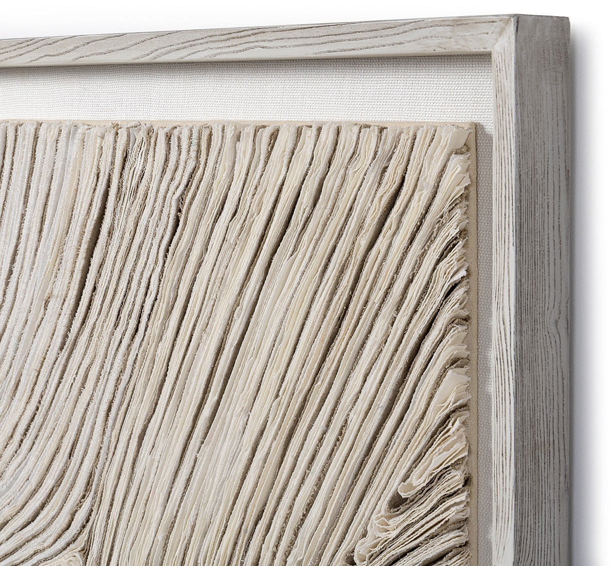 Harlowe Wall Decor Square, White 41''sq x 3''dp