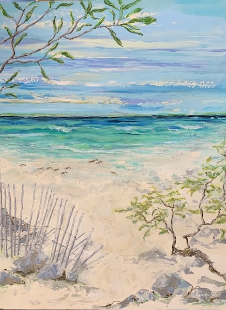 Private Cottage Orig. Acrylic  48"x36"