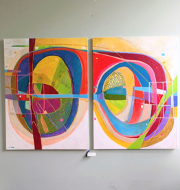 Sunglasses Overall 80" x 60" s/2 Original Acrylic Mix Media