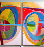 Sunglasses Overall 80" x 60" s/2 Original Acrylic Mix Media