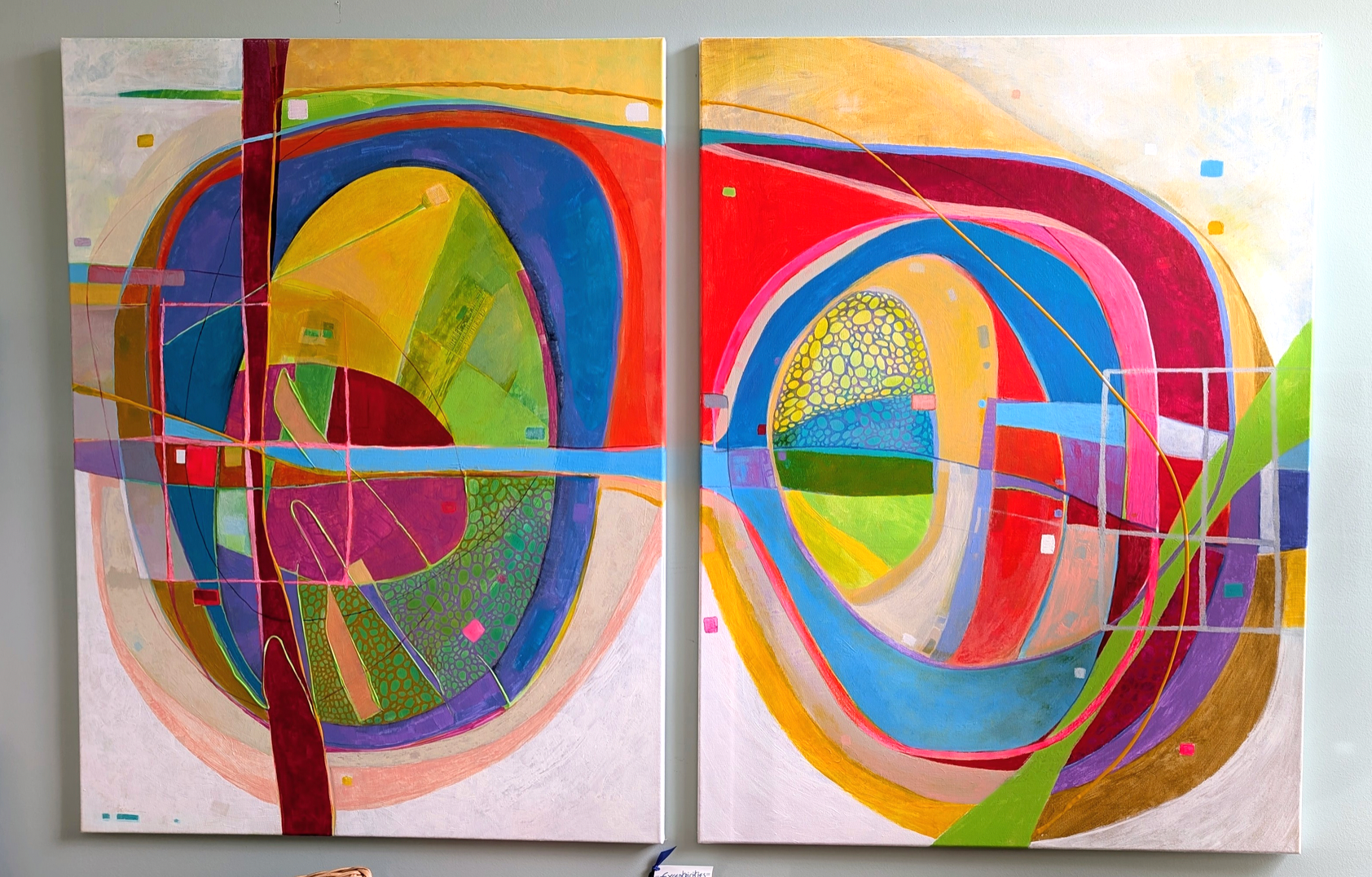 Sunglasses Overall 80" x 60" s/2 Original Acrylic Mix Media