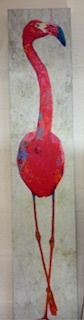 Flamingo Giclee 58.5"Lx 11.5"5