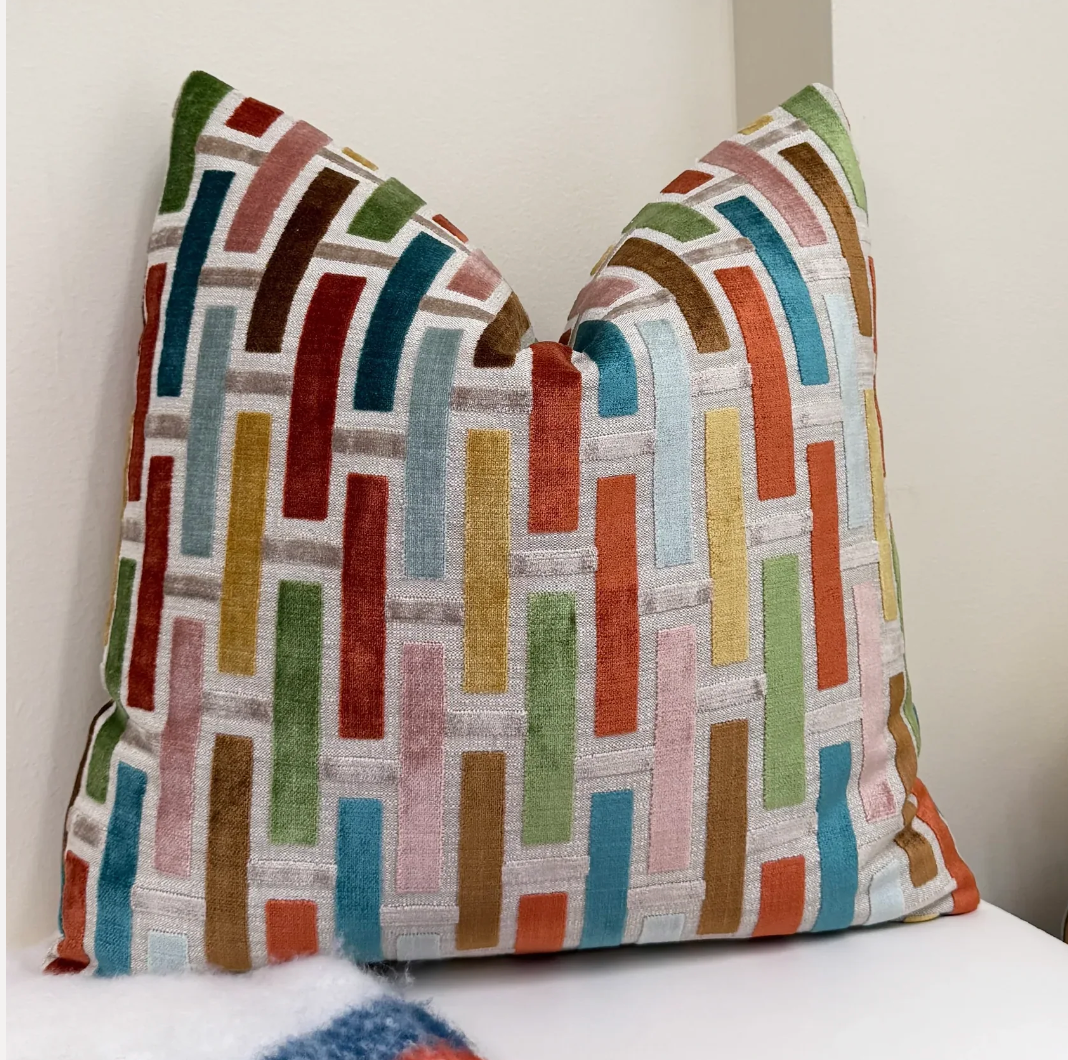 Cloud9 Design Nova Multi Geometric Pillow