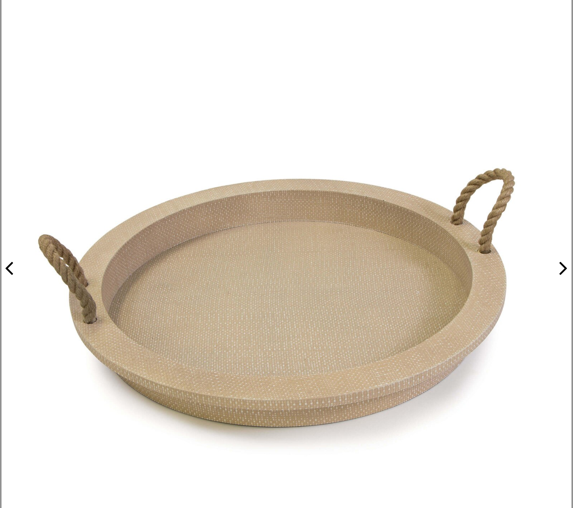 Aegean Serving Tray (Natural)  22 Round