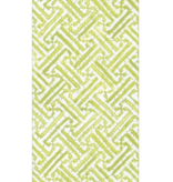 Fretwork Paper Guest Towel Napkins in Moss Green