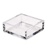 Acrylic Cocktail Napkin Holder in Crystal Clear