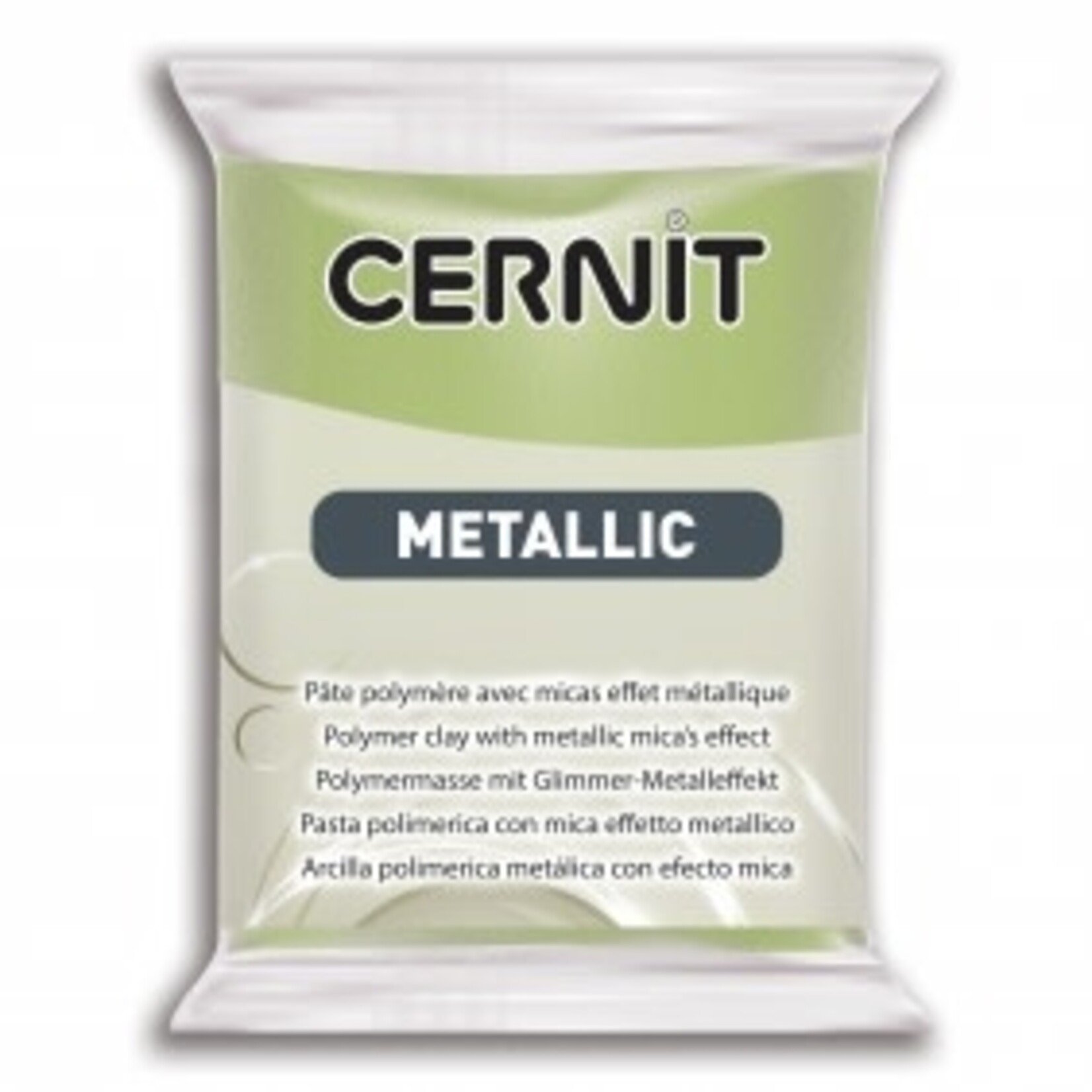 Cernit Cernit Metallic 56g Green Gold