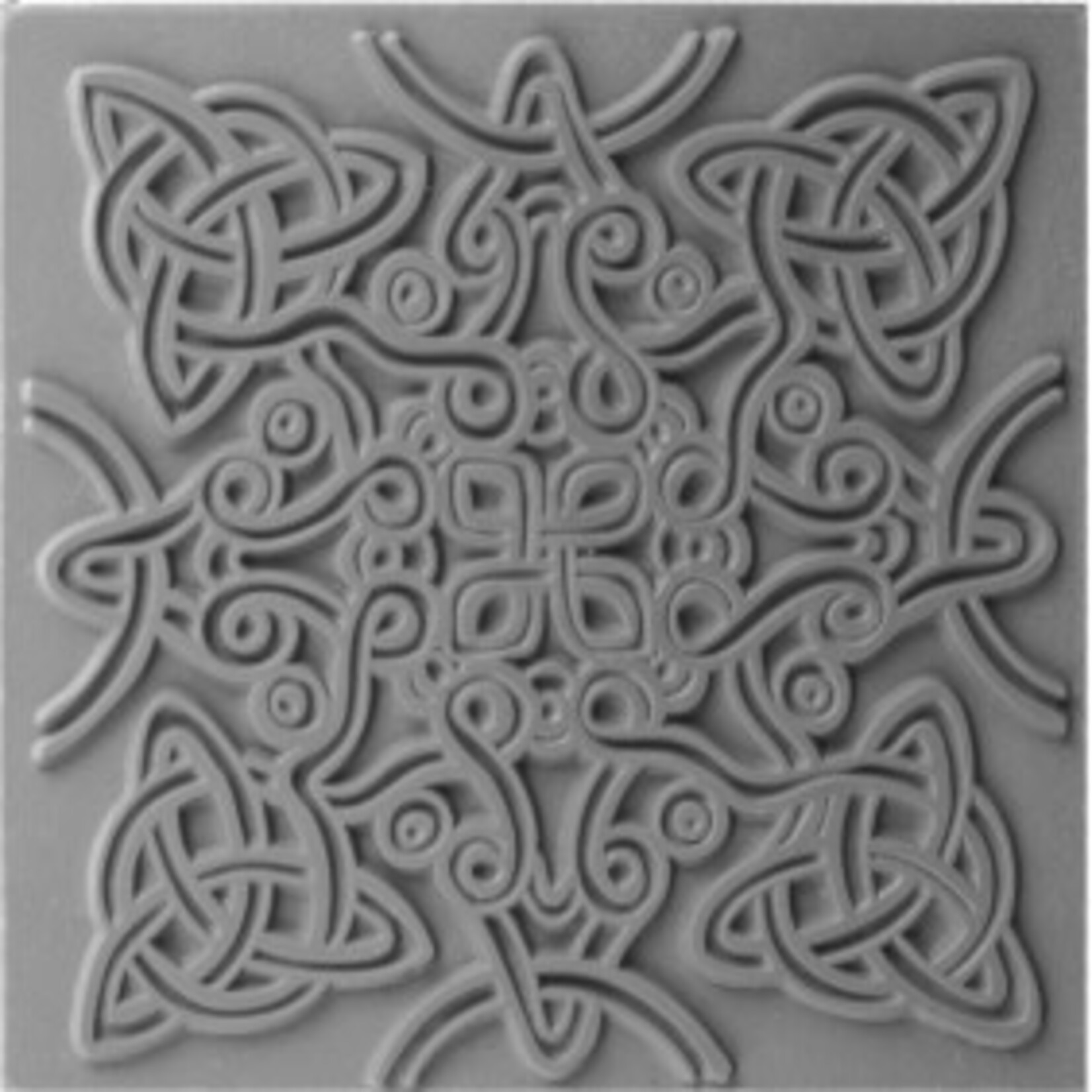 Cernit Cernit Texture Plate 9 X 9 cm - Celtic Knot