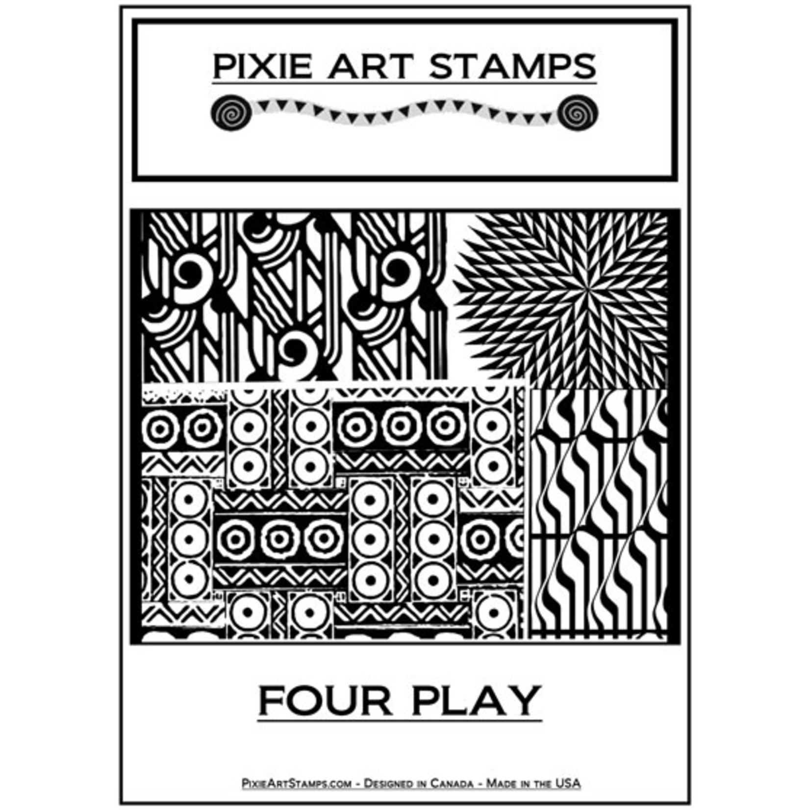 Pixie Art Texture Sheet: Four Play