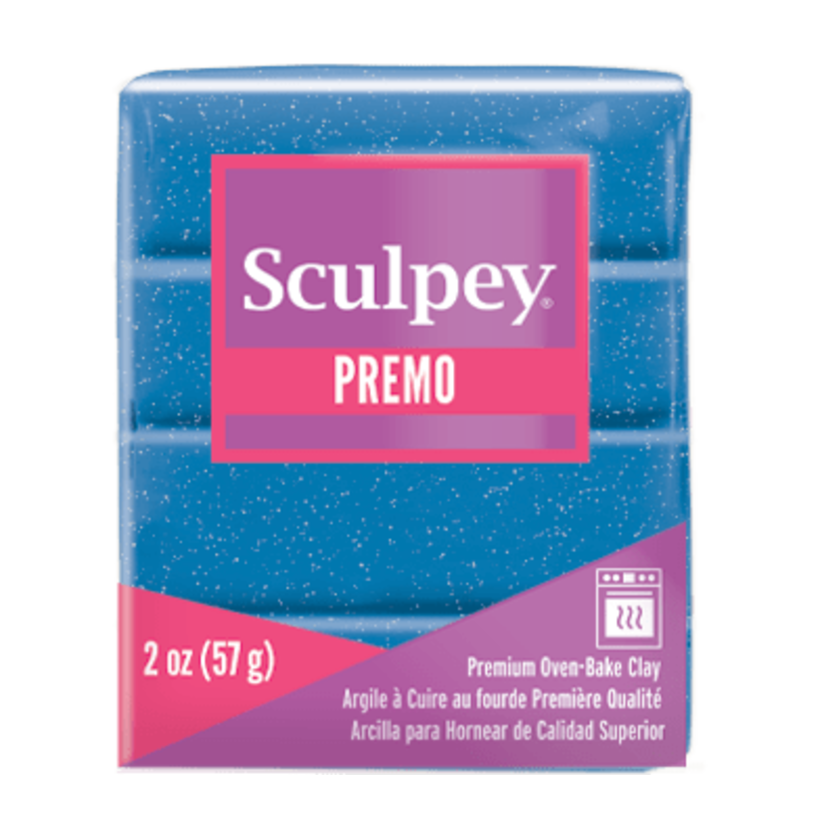 Sculpey Premo  -- Blue Glitter