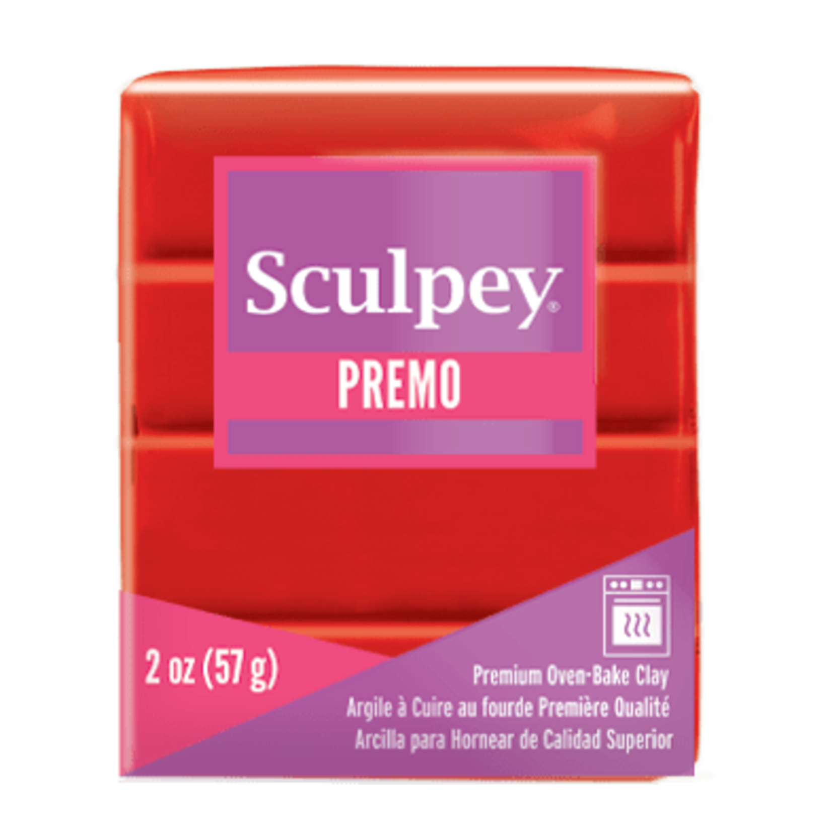 Sculpey Premo  -- Cadmium Red Hue
